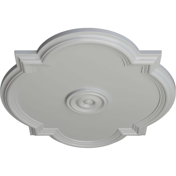 Waltz Ceiling Medallion (Fits Canopies Up To 5 1/4), Hand-Painted Frost, 24W X 20 1/2H X 1 1/8P